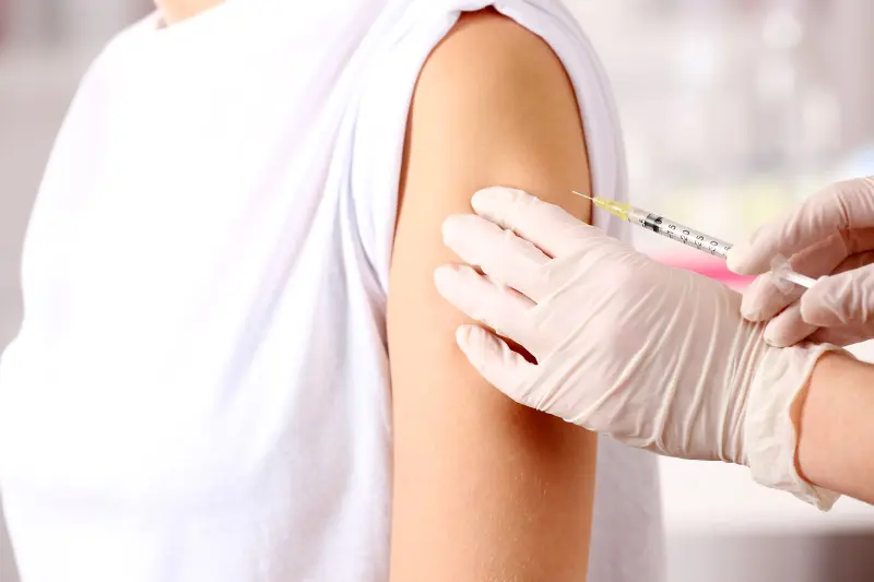 インフルエンザ、新型コロナウィルス感染症 画像